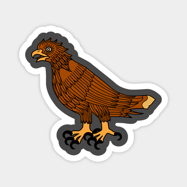Mexica eagle Magnet by ocelotlcalli