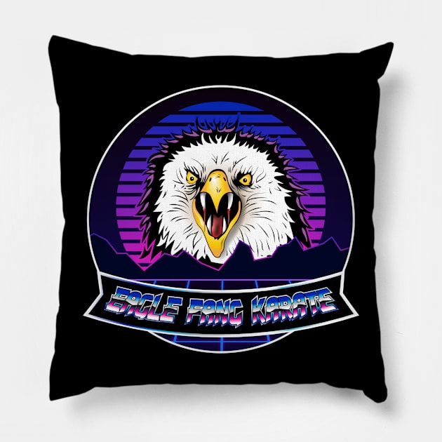80s Eagle Fang Pillow by triggerleo