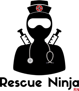 Rescue Ninja - Funny Registered Nurse Magnet