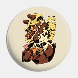 Bear girl Pin