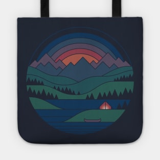 The Lake At Twilight Tote