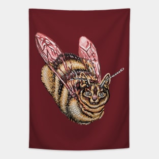 Honeybee Cat Tapestry