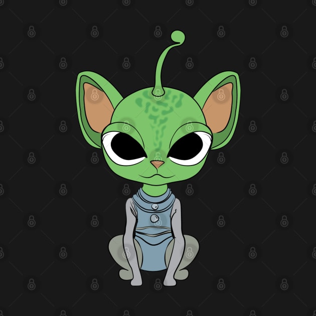 ALIEN CAT by Pinches Dibujos Feos