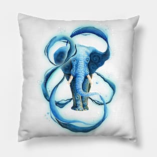 Aquaphant - Elemental Water Elephant Pillow