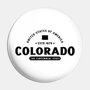 Colorado The Centennial State Pin