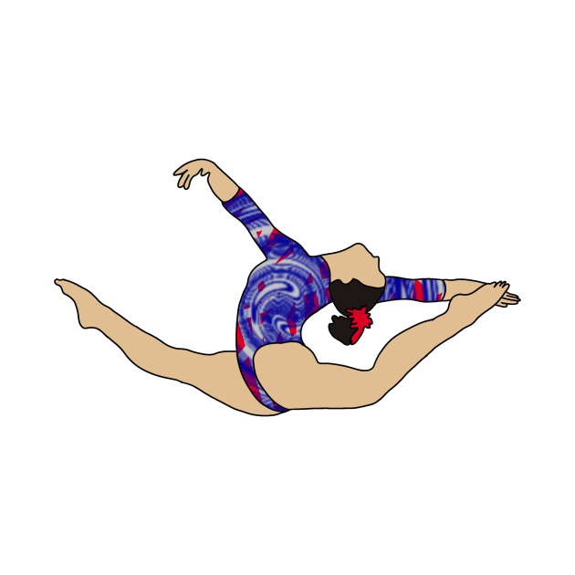 Maggie Nichols Gymnastics Drawing by GrellenDraws