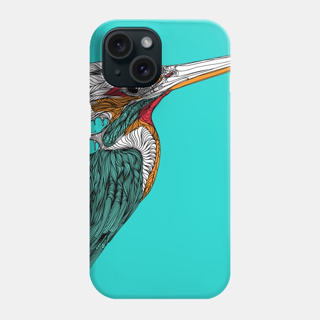 Kingfisher. Phone Case by BGallardo13