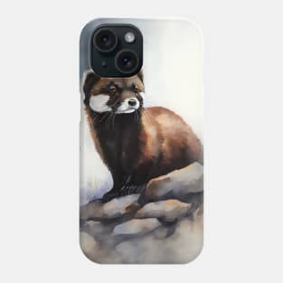 Arctic Sable - Watercolor Paint Phone Case