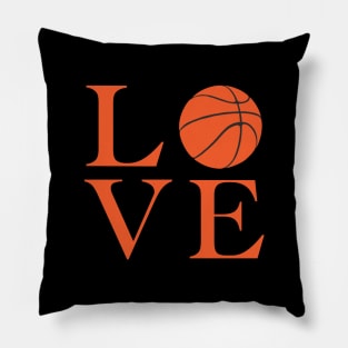 Love for basketball hoops, b-ball, slam dunks, free throws, the game Pillow