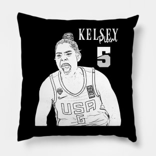 kelsey plum || USA || White Pillow