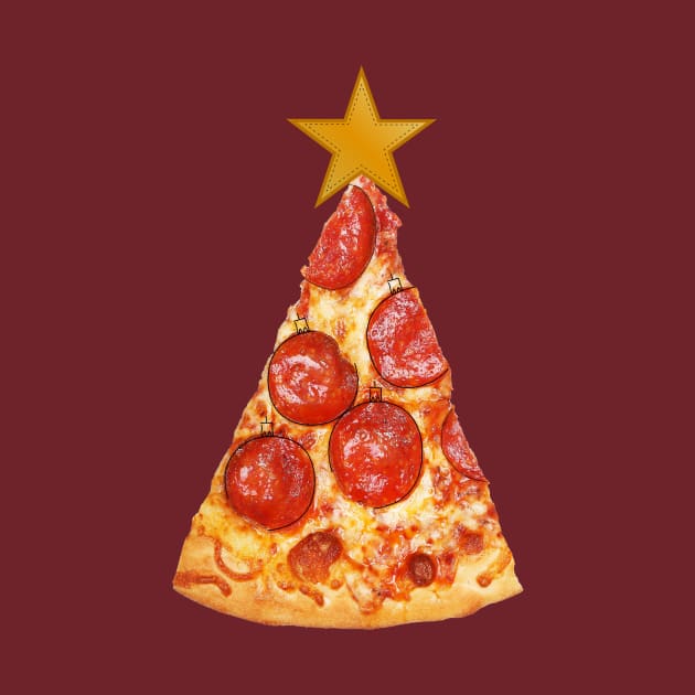 Pizza Slice Christmas Tree by Skylane