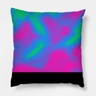 Polysexual Pride Abstract Fractal Fog Pillow