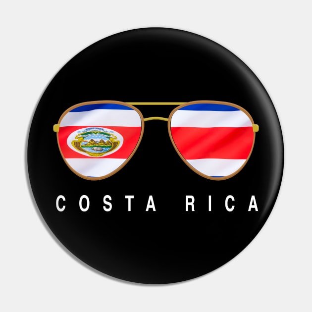 Costa Rica  sunglasses Pin by JayD World