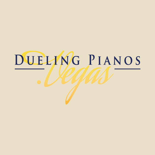 Dueling Pianos.Vegas Navy Blue & Yellow Stylish by DuelingPianos.Vegas