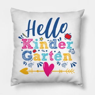 Hello Kindergarten, Back to School, Cute Kindergarten Pillow