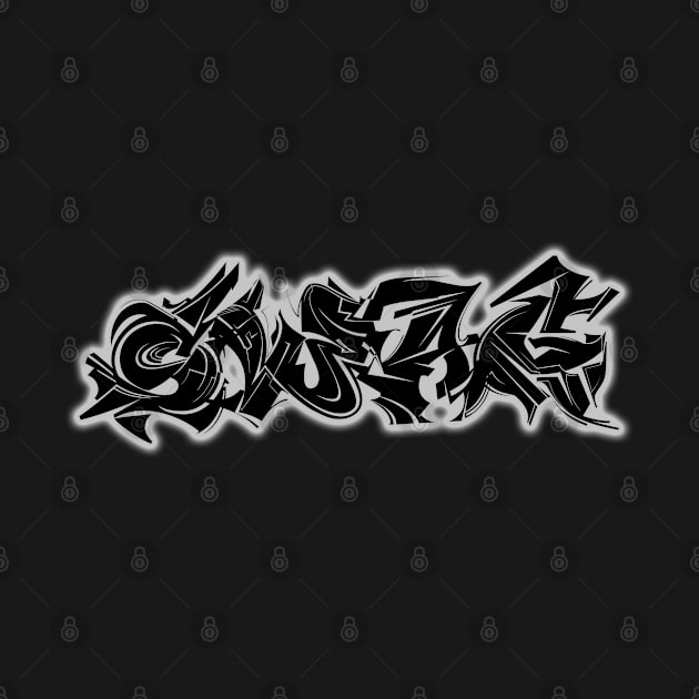 Swag Graffiti black and white by momo1978