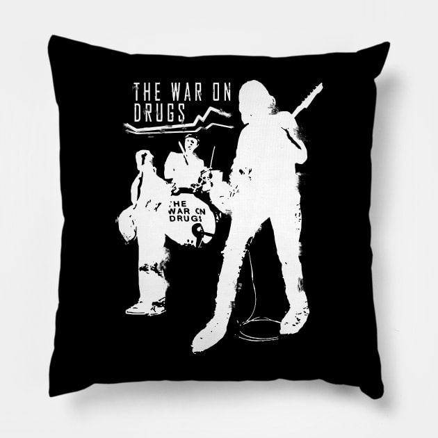 the war on drugs 2 Pillow by SEKALICE