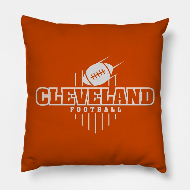 Cleveland Football Pillow by Toogoo