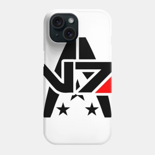 n7 rocket black Phone Case