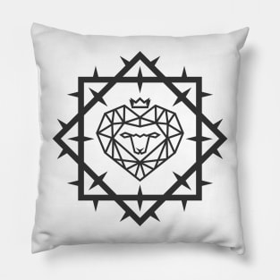 Lamb of God in a crown and framed with a crown of thorns Pillow