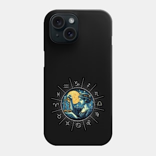 ZODIAC Libra - Astrological LIBRA - LIBRA - ZODIAC sign - Van Gogh style - 8 Phone Case