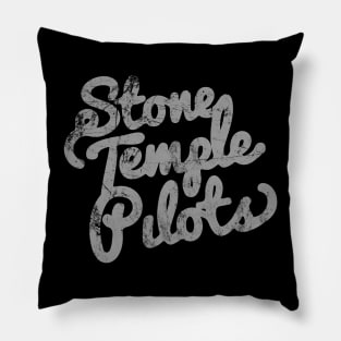 Black temple Pillow