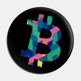 Bitcoin BTC coin Crypto coin Crytopcurrency Pin