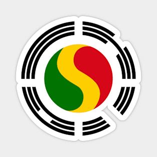 Korean Mali Multinational Patriot Flag Series Magnet