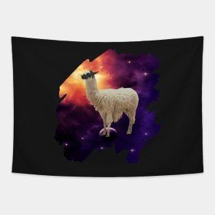 Llama in Outer Space Tapestry