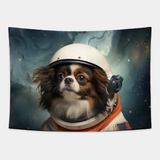 Astro Dog - Japanese Chin Tapestry