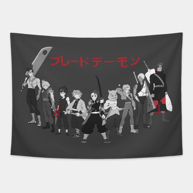 Anime Blade Demons Tapestry by mohme