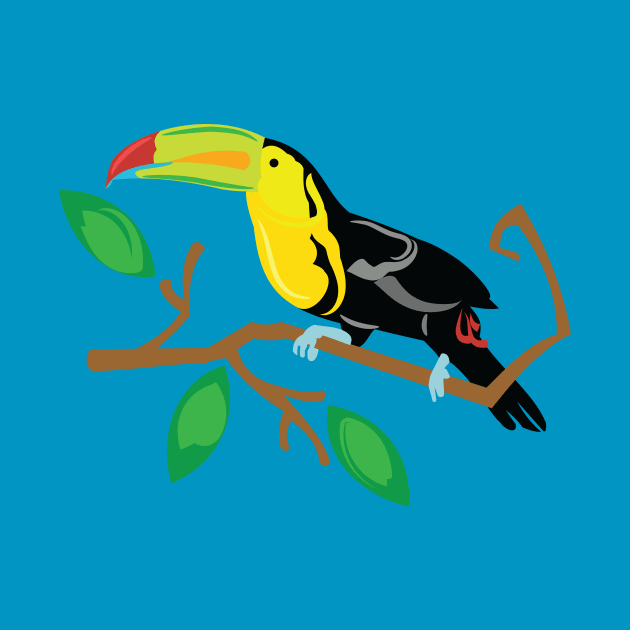 Colorful Toucan by evisionarts