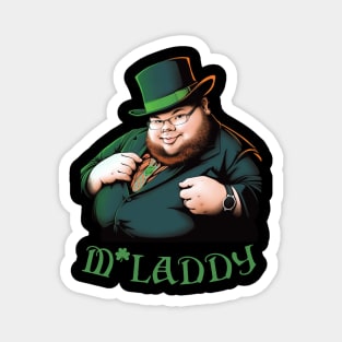 Neckbeard Leprechaun ☘ Magnet