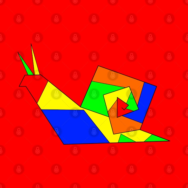 Multi Square Snail Boy Brian by VazMas Design