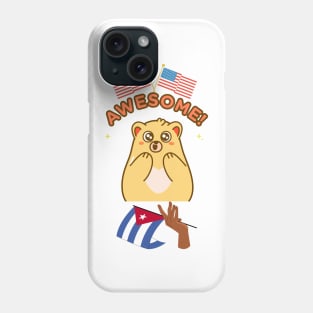 50% cuban 50% American 100% Awesome Phone Case