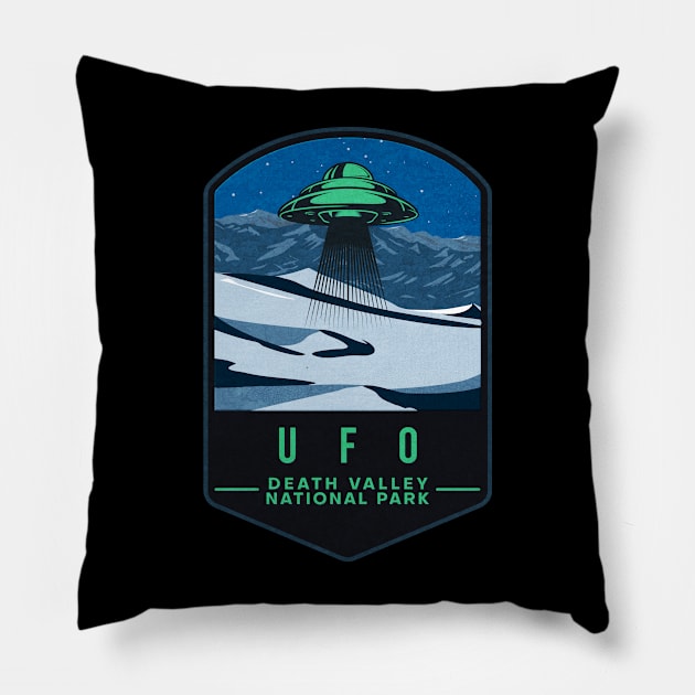 UFO Death Valley National Park Pillow by JordanHolmes