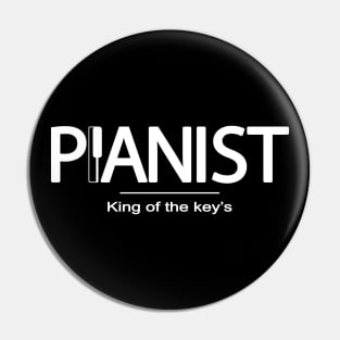 Pianist King of the key's Pin