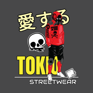 Tokio (Tokyo) Streetwear Fashion Cover Design T-Shirt