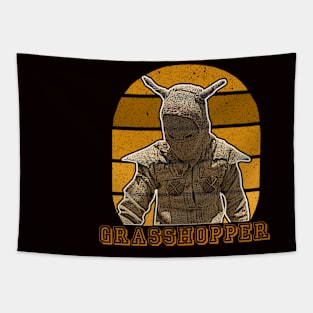 Vintage Memes Grasshopper Tapestry