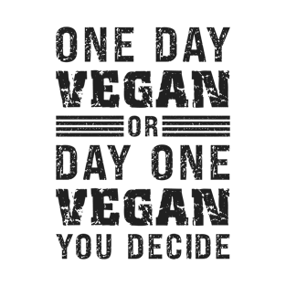 Vegan Quote Grunge T-Shirt