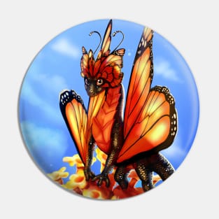 Butterfly dragon Pin