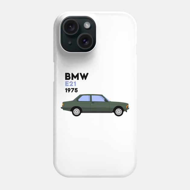 BMW E21 Phone Case by MajorArt