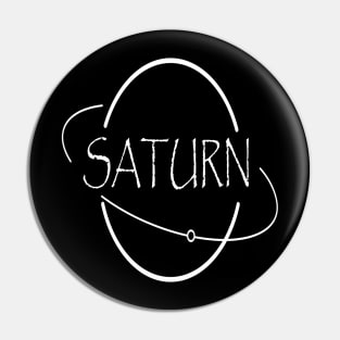 Planet Saturn Pin