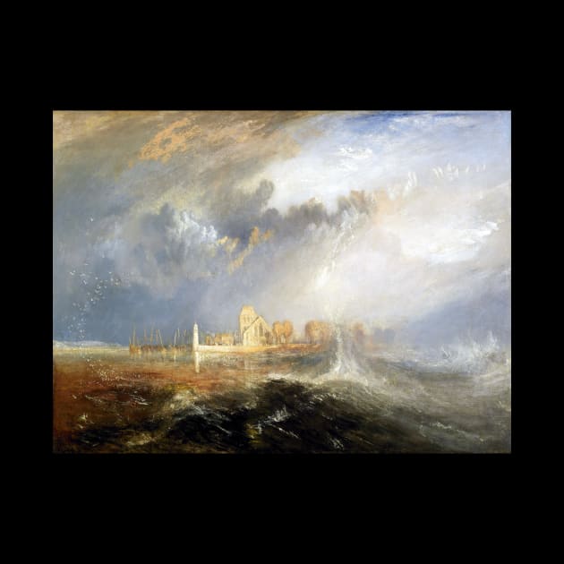 High Resolution William Turner Quillebeuf Mouth of the Seine 1833 by tiokvadrat