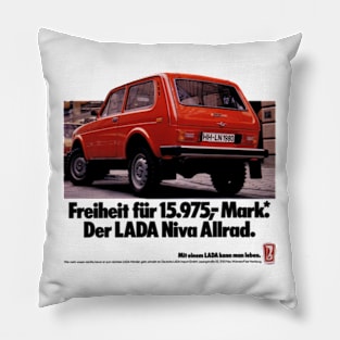 LADA NIVA - advert Pillow