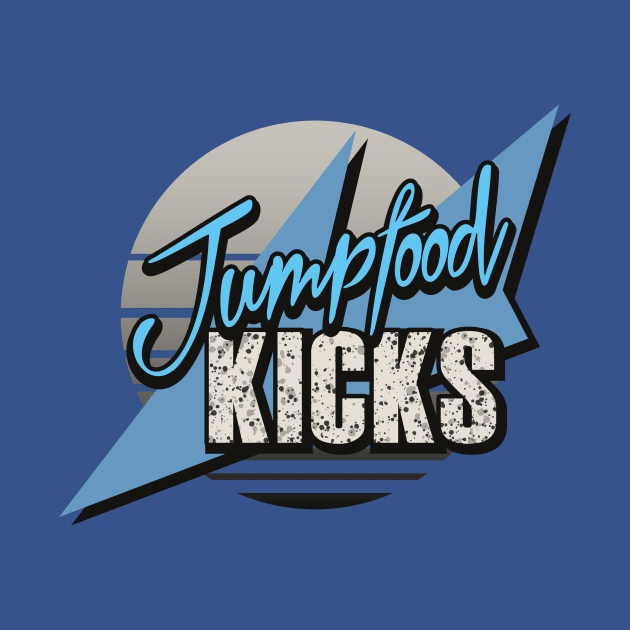 Jumpfood Kicks-University Blue by JunkfoodCinema