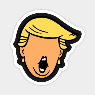 Trump Face Caricature Magnet