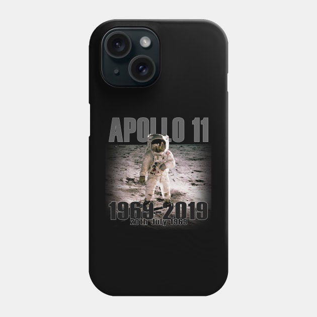 Apollo 11 Moon Landing 50th Anniversary Phone Case by SeattleDesignCompany
