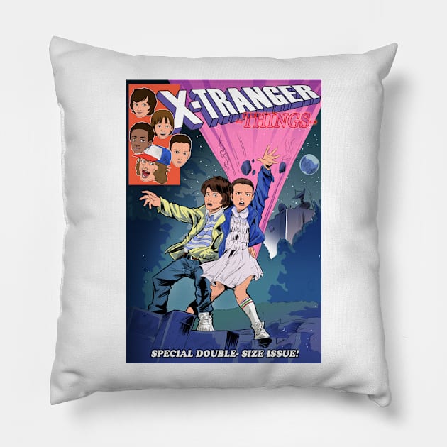 Xtranger things issue Pillow by Liaartemisa