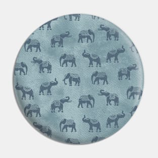 Light Gray Indian Elephants Pin